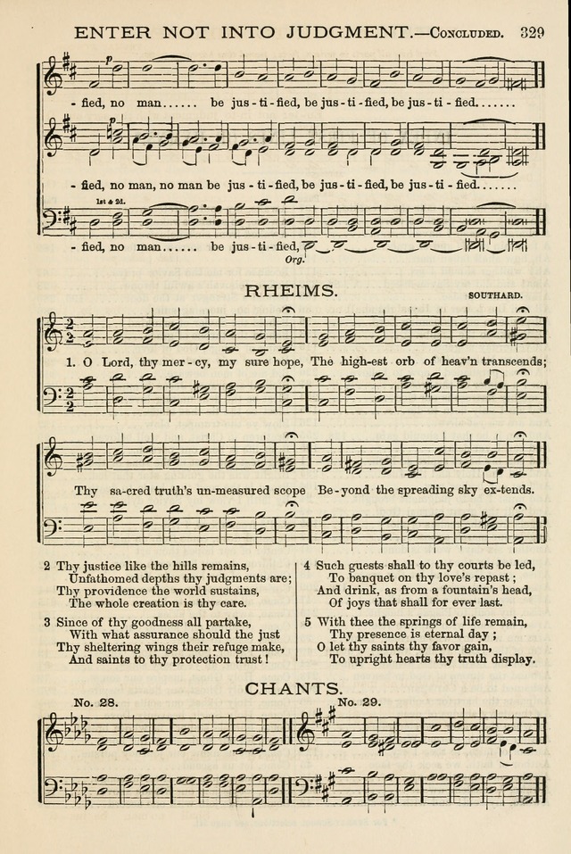 The Tribute of Praise: a collection of hymns and tunes for public and social worship, and for the use in the family circle and Sabbath school page 329