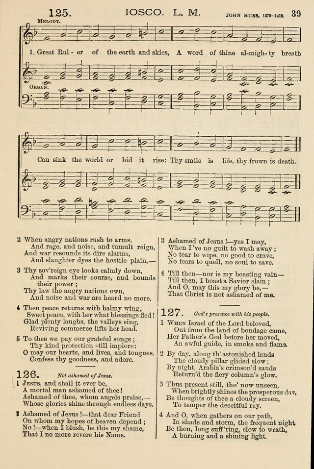 The Tribute of Praise: a collection of hymns and tunes for public and social worship, and for the use in the family circle and Sabbath school page 39