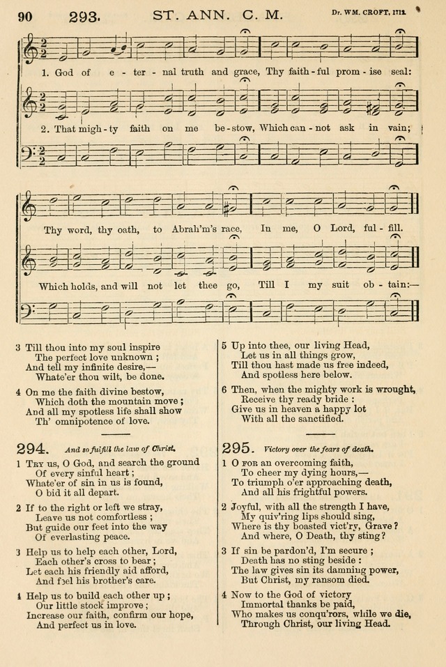 The Tribute of Praise: a collection of hymns and tunes for public and social worship, and for the use in the family circle and Sabbath school page 90