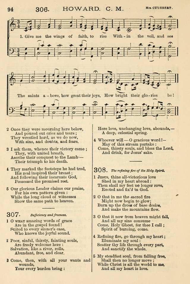The Tribute of Praise: a collection of hymns and tunes for public and social worship, and for the use in the family circle and Sabbath school page 94