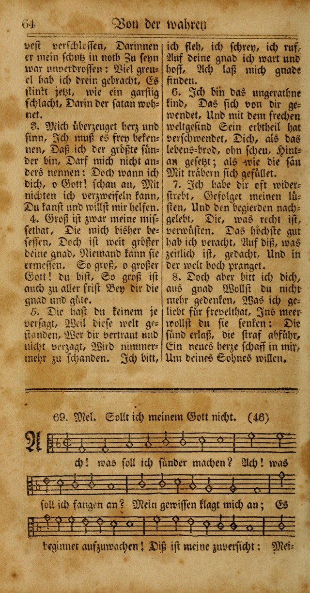 Unpartheyisches Gesang-Buch: enhaltend Geistrieche Lieder und Psalmen, zum allgemeinen Gebrauch des wahren Gottesdienstes (4th verb. Aufl., mit einem Anhang) page 144