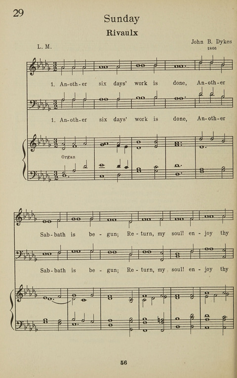 University Hymns page 55