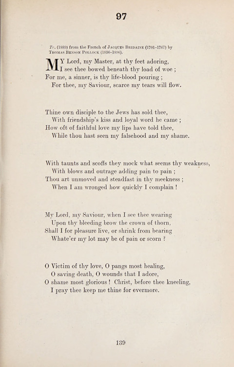 The University Hymn Book page 138