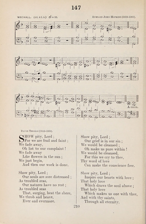 The University Hymn Book page 209