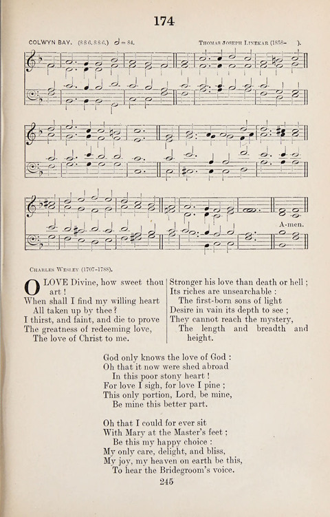 The University Hymn Book page 244