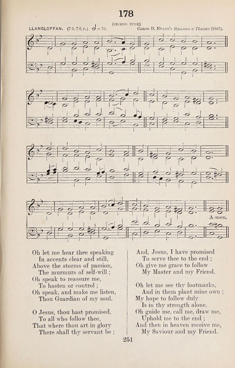 The University Hymn Book page 250