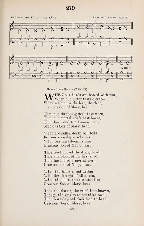 The University Hymn Book page 308