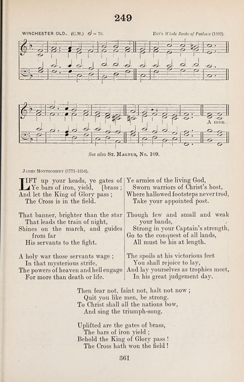 The University Hymn Book page 360