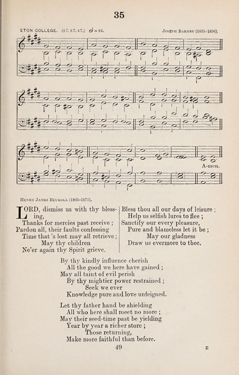The University Hymn Book page 48