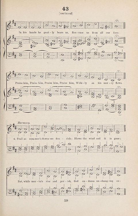 The University Hymn Book page 58