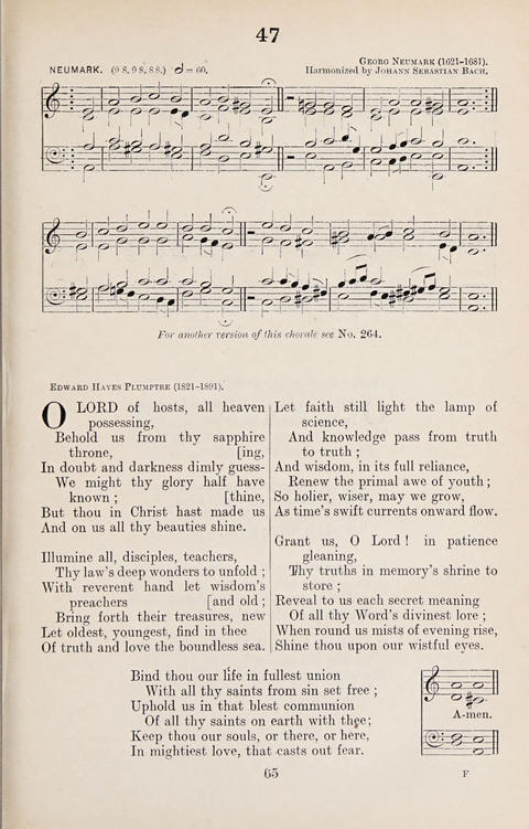 The University Hymn Book page 64