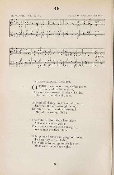 The University Hymn Book page 65