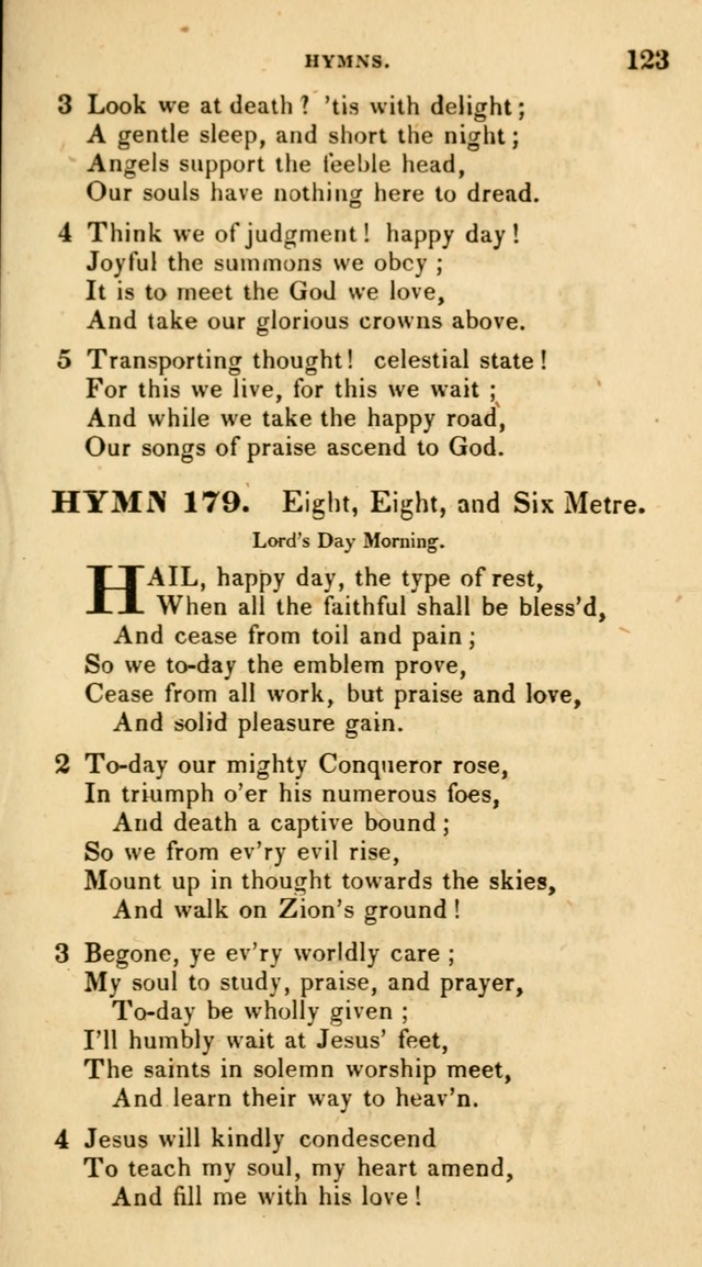 The Universalist Hymn-Book: a new collection of psalms and hymns, for the use of Universalist Societies (Stereotype ed.) page 123