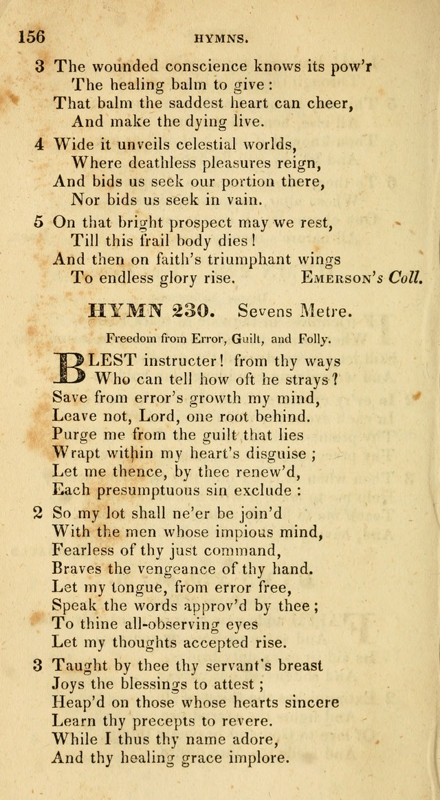 The Universalist Hymn-Book: a new collection of psalms and hymns, for the use of Universalist Societies (Stereotype ed.) page 156