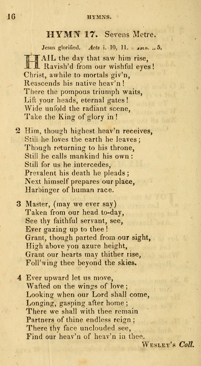 The Universalist Hymn-Book: a new collection of psalms and hymns, for the use of Universalist Societies (Stereotype ed.) page 16