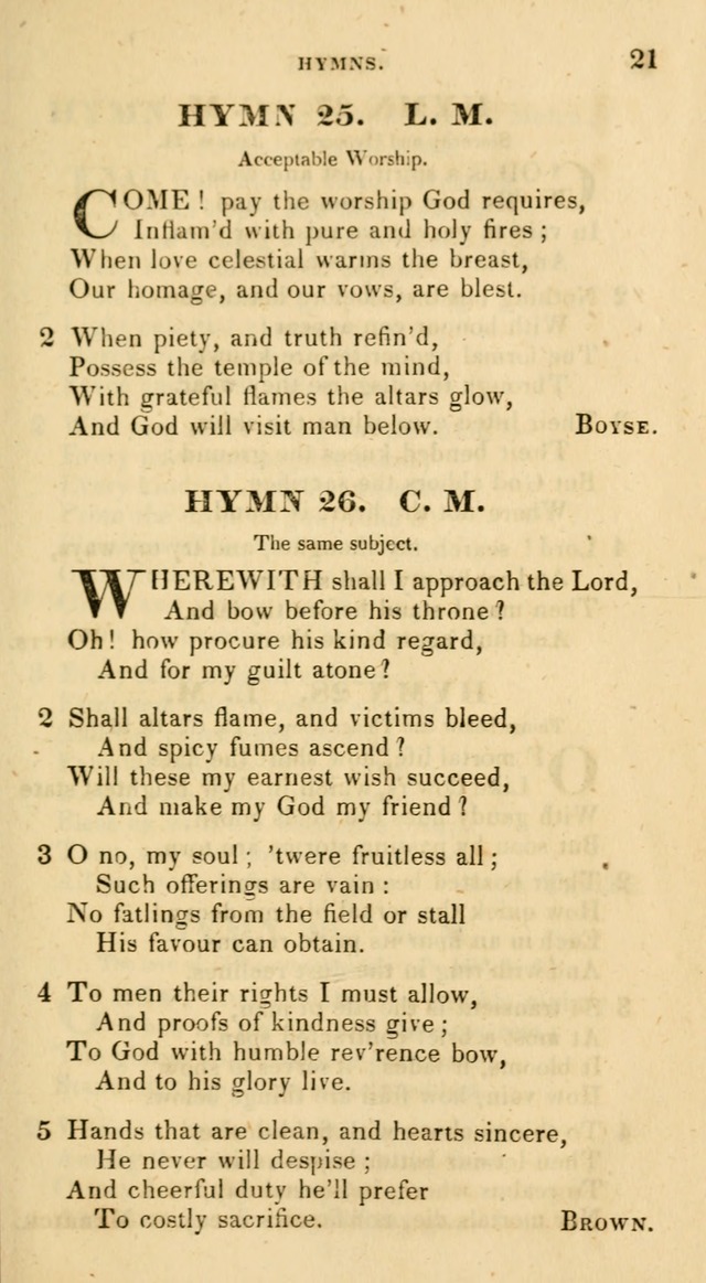 The Universalist Hymn-Book: a new collection of psalms and hymns, for the use of Universalist Societies (Stereotype ed.) page 21
