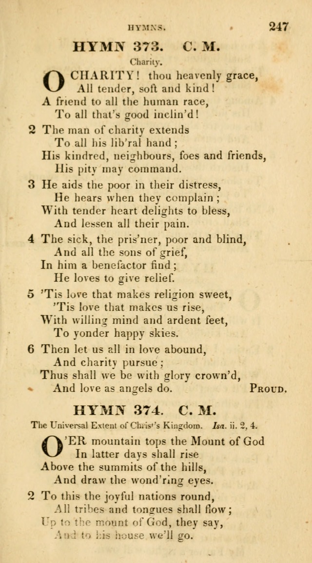 The Universalist Hymn-Book: a new collection of psalms and hymns, for the use of Universalist Societies (Stereotype ed.) page 247