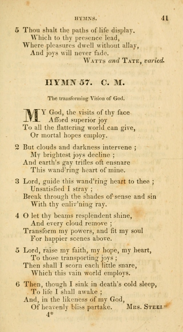 The Universalist Hymn-Book: a new collection of psalms and hymns, for the use of Universalist Societies (Stereotype ed.) page 41