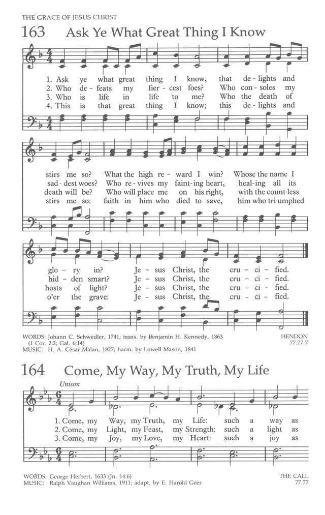 The United Methodist Hymnal page 164