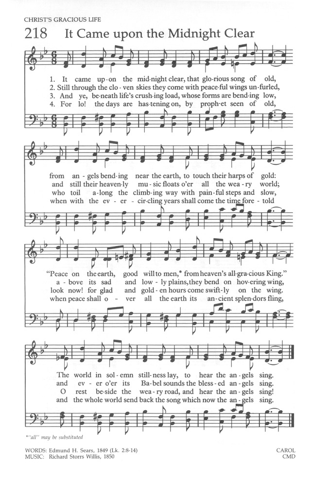 The United Methodist Hymnal page 218