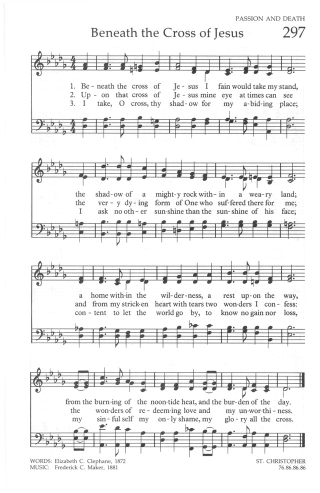 The United Methodist Hymnal page 297