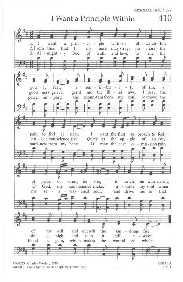 The United Methodist Hymnal page 421
