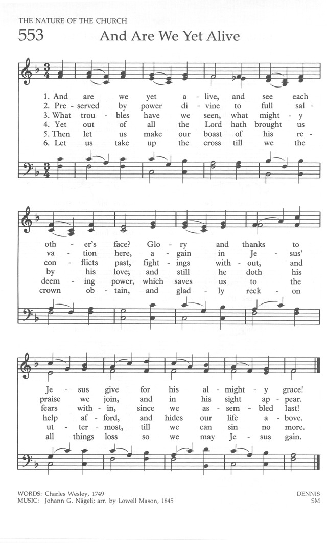 The United Methodist Hymnal page 558