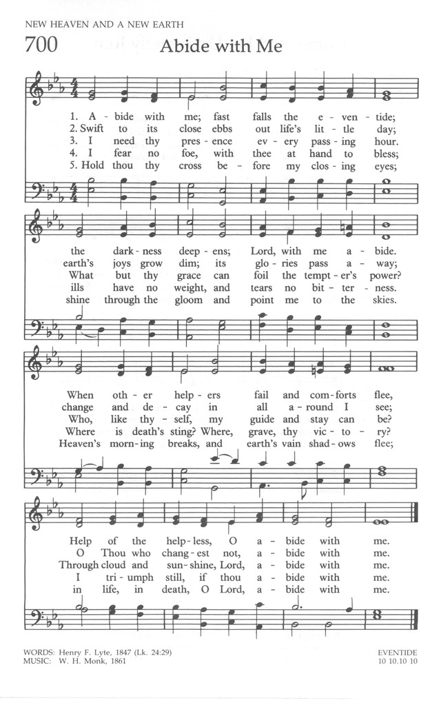 The United Methodist Hymnal page 696