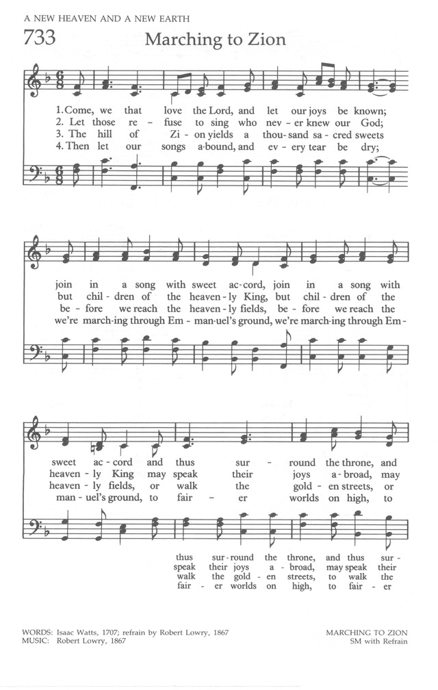 The United Methodist Hymnal page 732