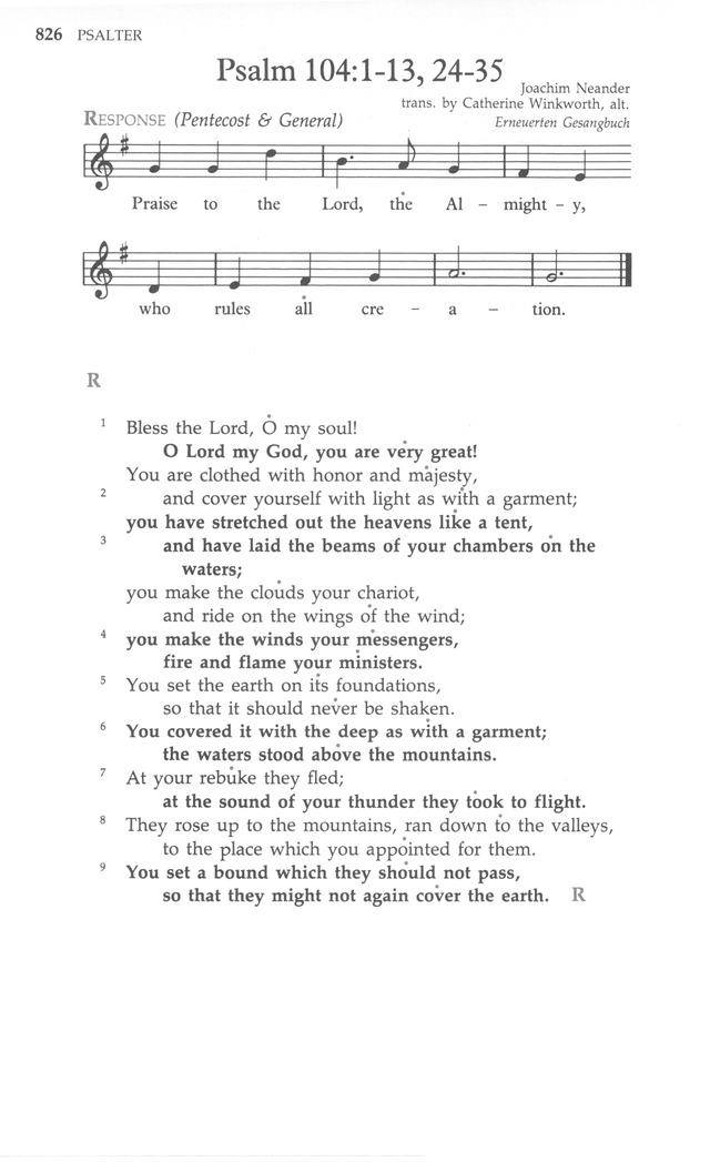 The United Methodist Hymnal page 826
