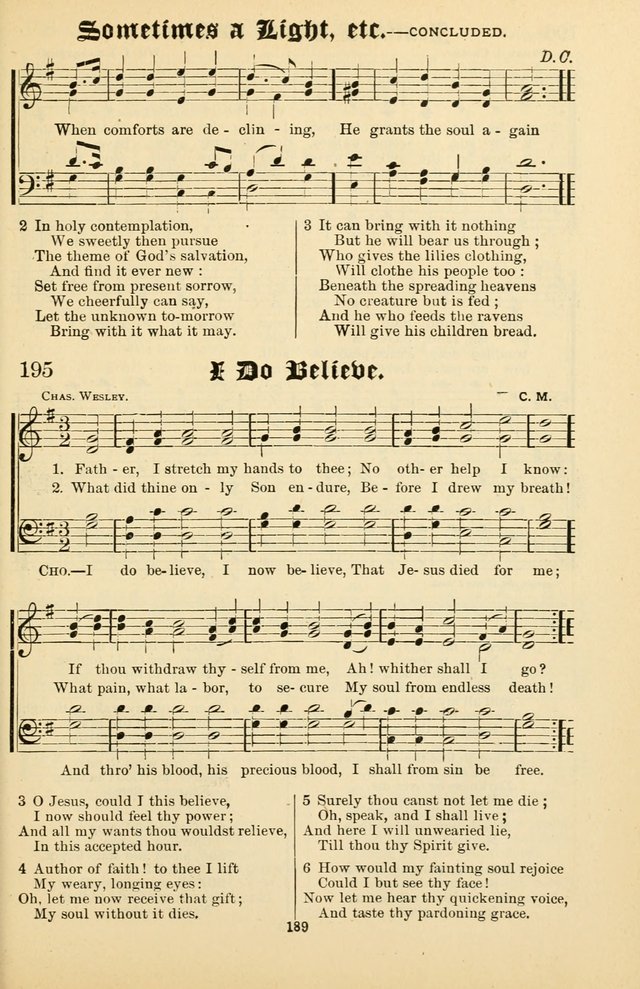 Unfading Treasures: a compilation of sacred songs and hymns, adapted for use by Sunday schools, Epworth Leagues, endeavor societies, pastors, evangelists, choristers, etc. page 189