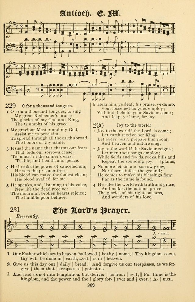 Unfading Treasures: a compilation of sacred songs and hymns, adapted for use by Sunday schools, Epworth Leagues, endeavor societies, pastors, evangelists, choristers, etc. page 203