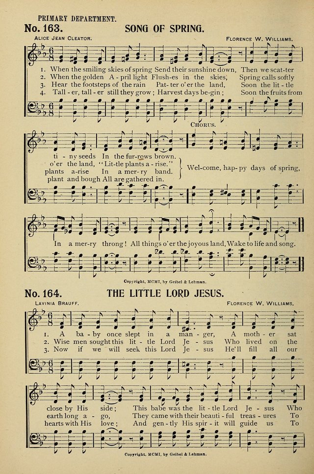 Uplifted Voices: a 20th century hymn book for sunday-schools and devotional meetings page 158