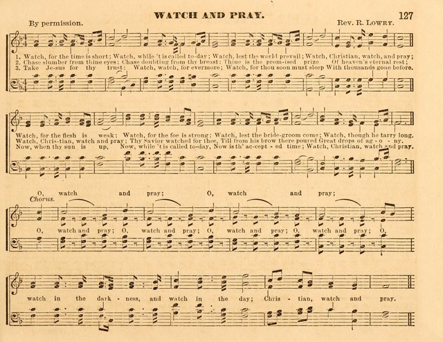The Violet: a book of music and hymns, with lessons of instruction designed for Sunday Schools, social meetings, and home circles page 127