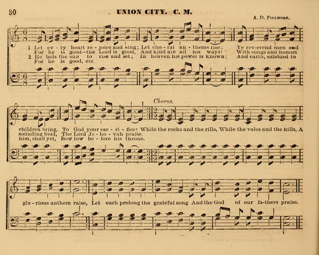 The Violet: a book of music and hymns, with lessons of instruction designed for Sunday Schools, social meetings, and home circles page 30