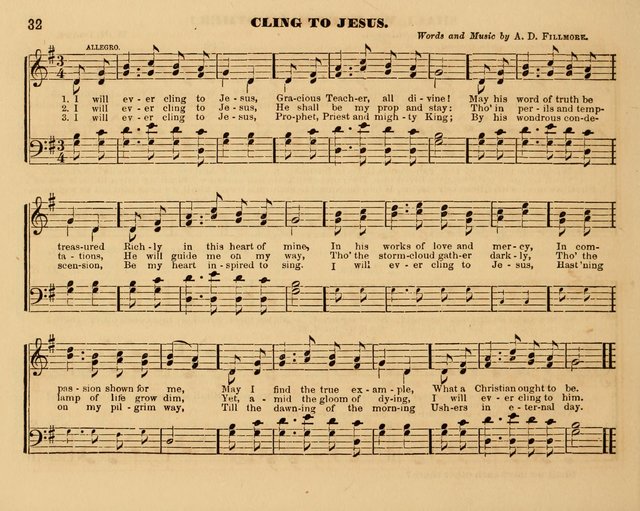 The Violet: a book of music and hymns, with lessons of instruction designed for Sunday Schools, social meetings, and home circles page 32