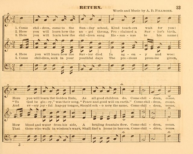 The Violet: a book of music and hymns, with lessons of instruction designed for Sunday Schools, social meetings, and home circles page 33