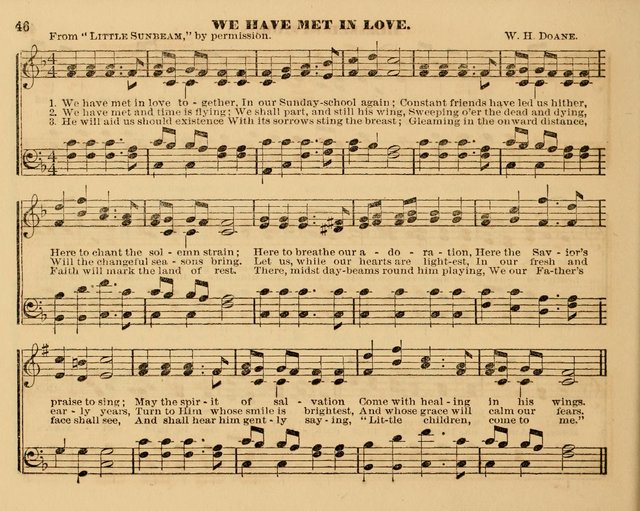 The Violet: a book of music and hymns, with lessons of instruction designed for Sunday Schools, social meetings, and home circles page 46