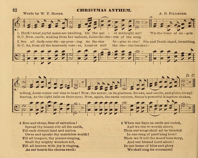 The Violet: a book of music and hymns, with lessons of instruction designed for Sunday Schools, social meetings, and home circles page 62