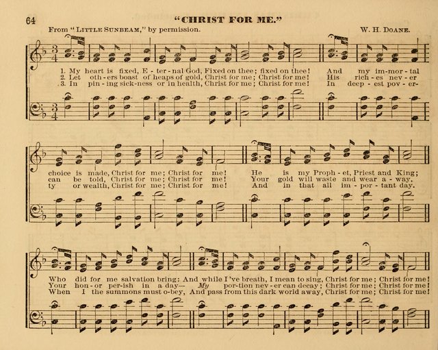 The Violet: a book of music and hymns, with lessons of instruction designed for Sunday Schools, social meetings, and home circles page 64