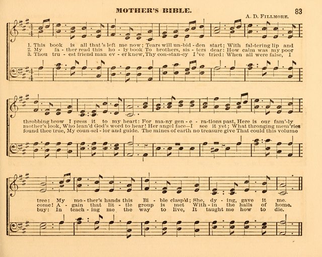 The Violet: a book of music and hymns, with lessons of instruction designed for Sunday Schools, social meetings, and home circles page 83