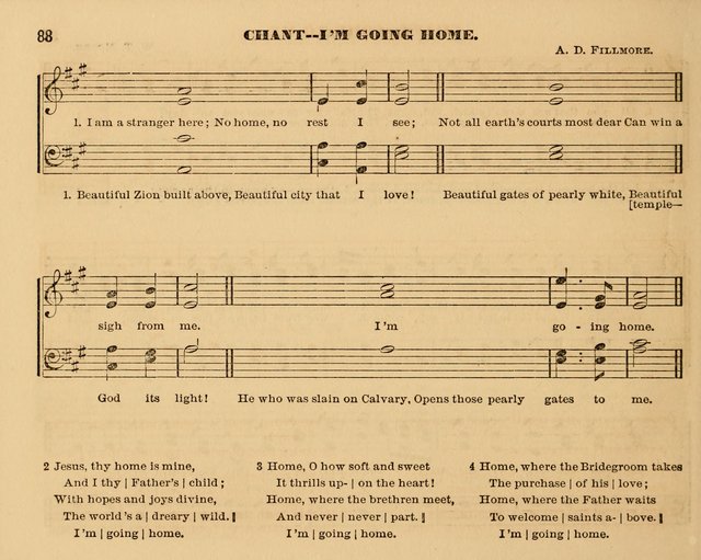 The Violet: a book of music and hymns, with lessons of instruction designed for Sunday Schools, social meetings, and home circles page 88