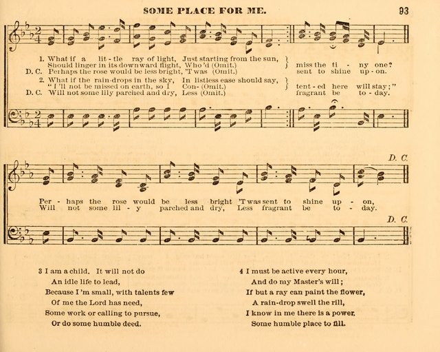 The Violet: a book of music and hymns, with lessons of instruction designed for Sunday Schools, social meetings, and home circles page 93