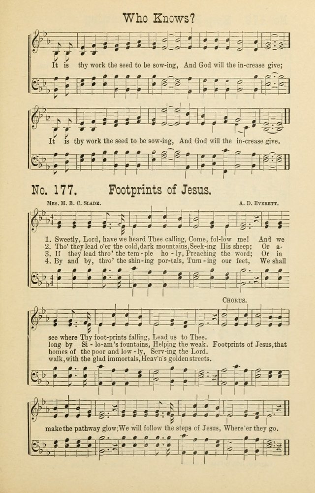 The Victory: a collection of popular Sunday school songs new and old page 177
