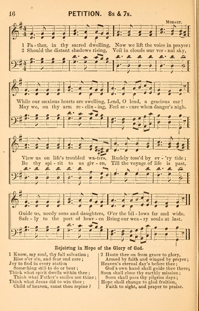 Vestry Harmonies: a collection of hymns and tunes for all occasions of social worship page 21