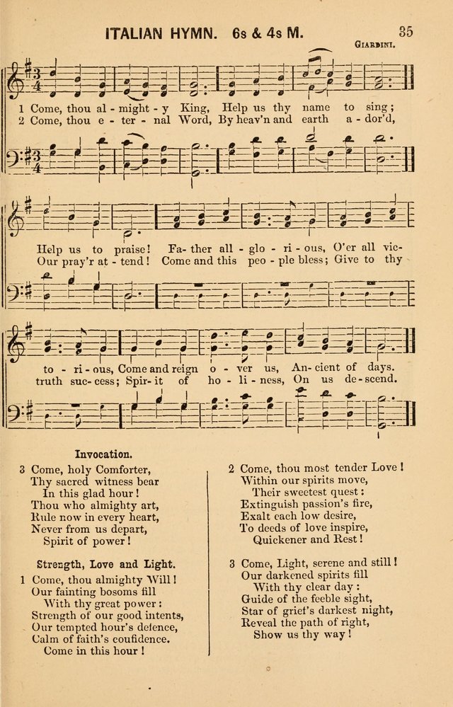 Vestry Harmonies: a collection of hymns and tunes for all occasions of social worship page 40