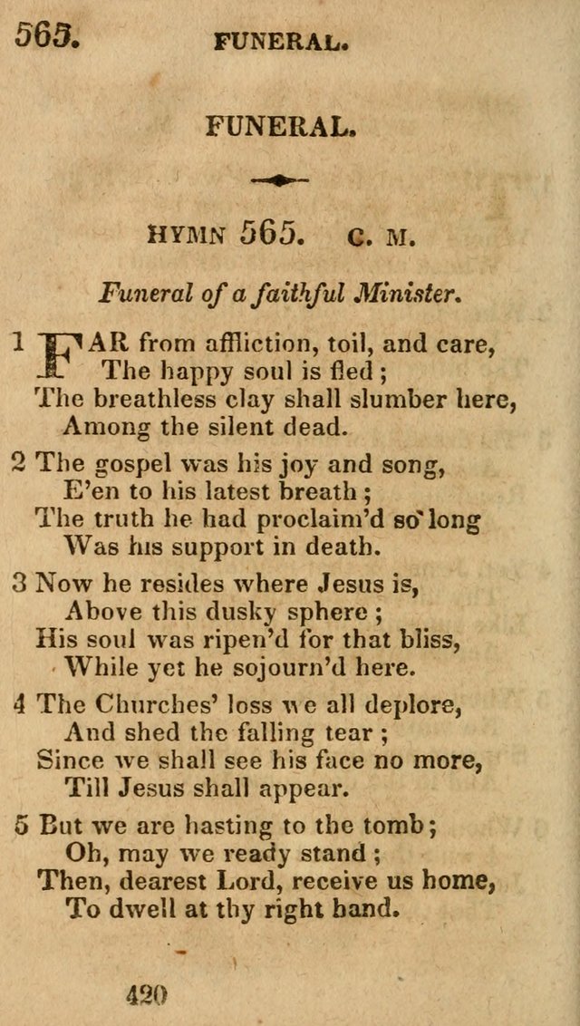 Village Hymns for Social Worship, Selected and Original: designed as a supplement to the Psalms and Hymns of Dr. Watts (6th ed.) page 434
