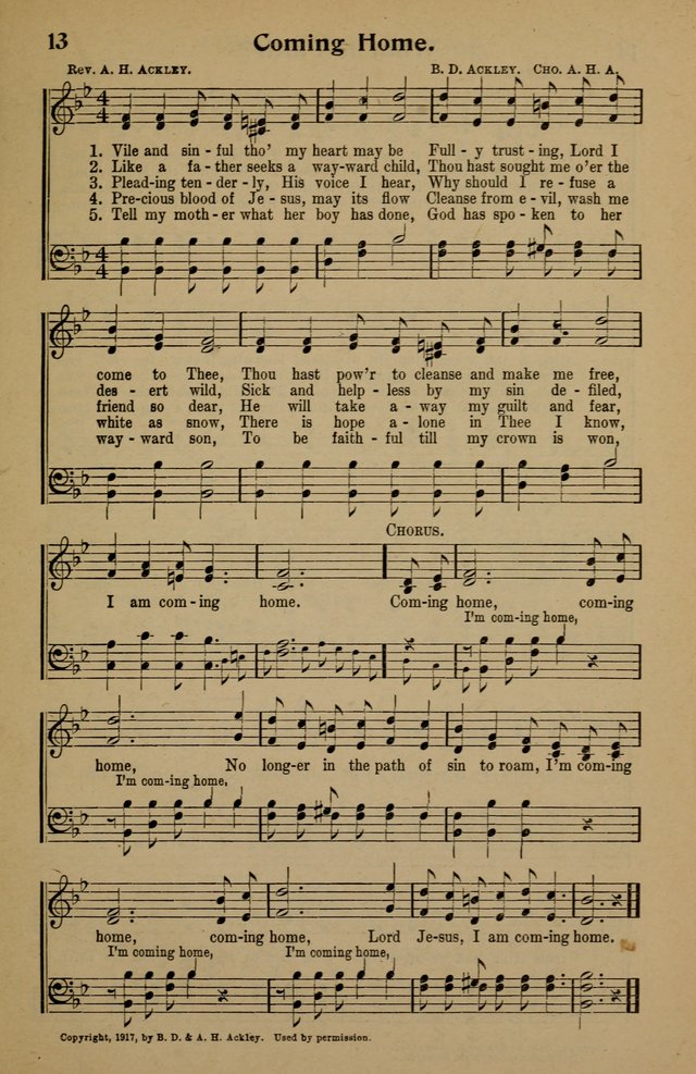Victorious Life Hymns page 13