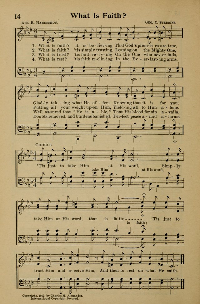 Victorious Life Hymns page 14