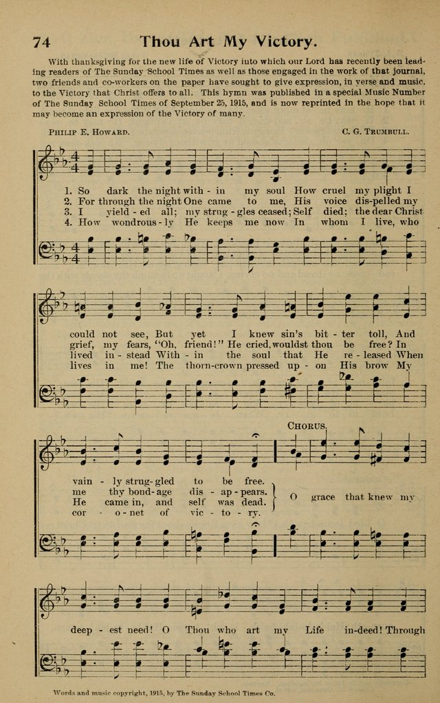 Victorious Life Hymns page 72